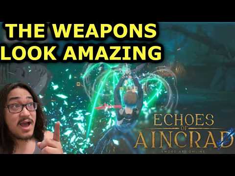 Echoes of Aincrad Weapon Review: Mace Dagger and Sword!! | Sword Art Online EoA