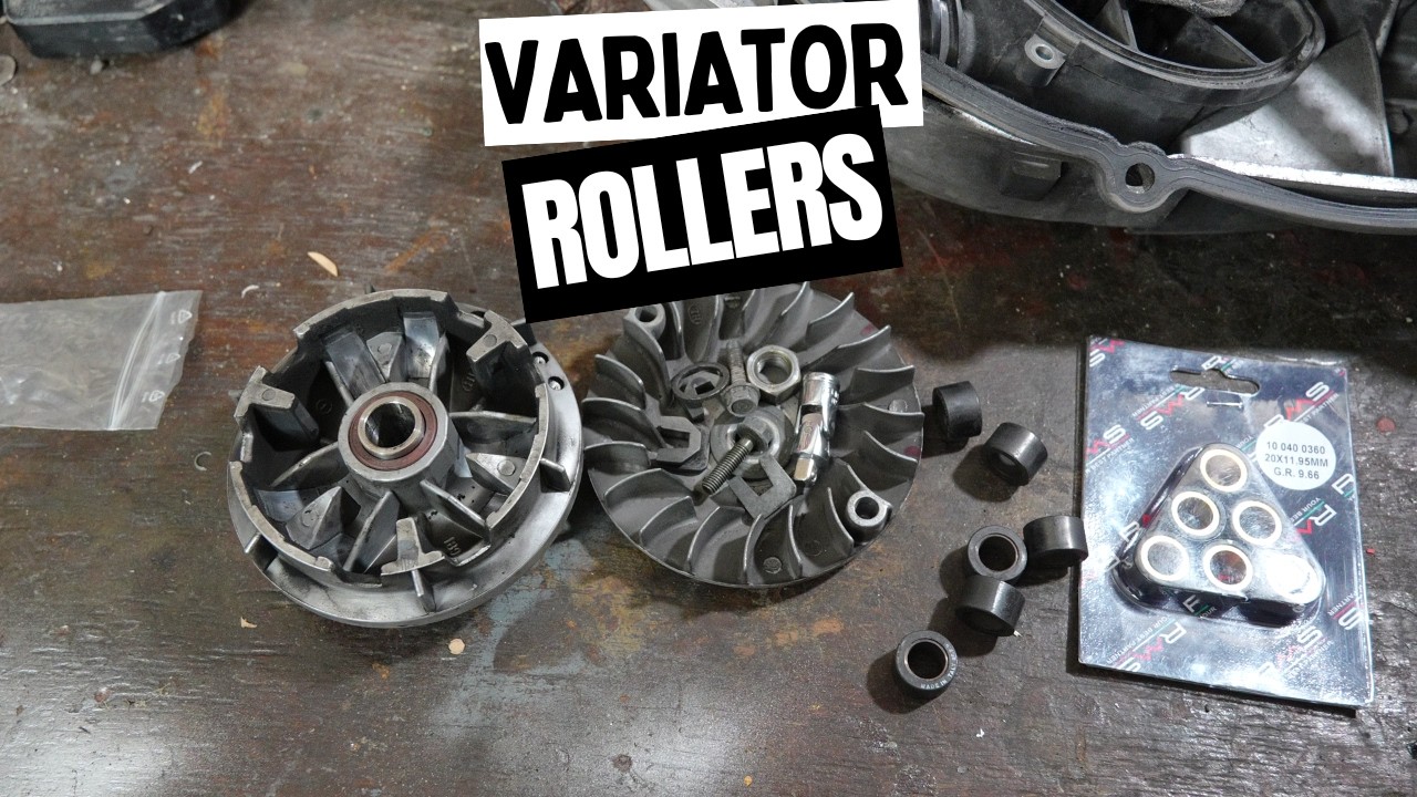 Yamaha XMAX variator rollers replacement