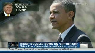 CNN Official Interview: Donald Trump on Obama's birth