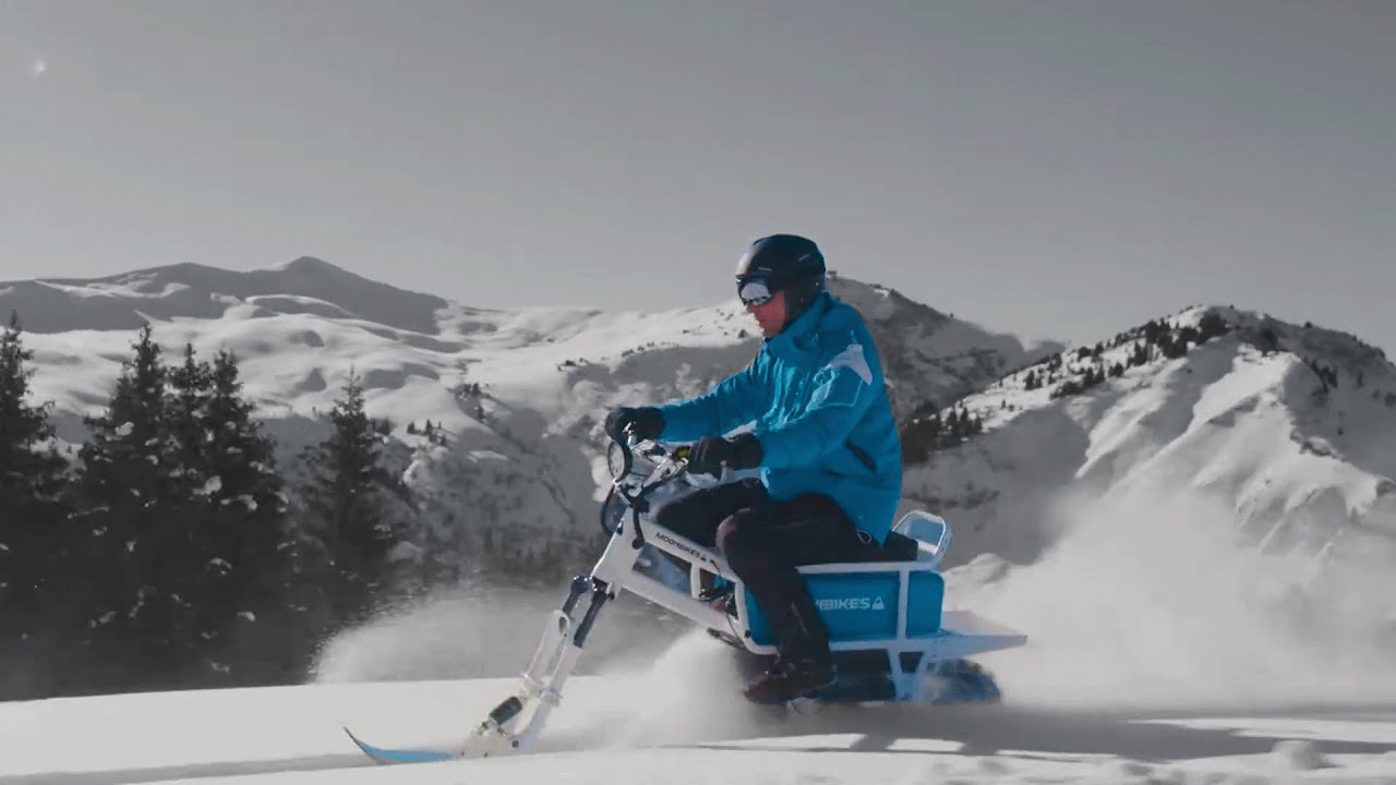 MoonBikes - Le premier SNOWBIKE 100% électrique au MONDE