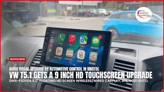 VW T5.1 Gets A 9 HD Wireless CarPlay Touchscreen Upgrade KENWOOD DMX-F920DS #vwtransporter #carplay