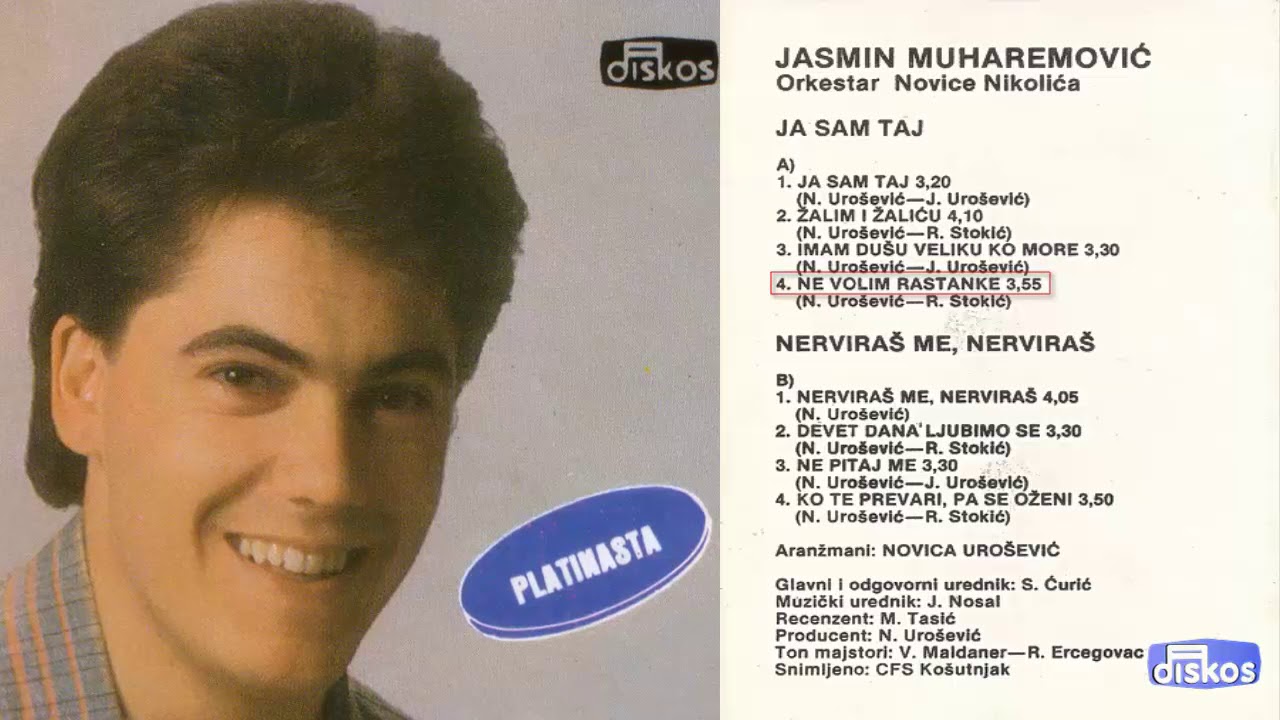 Jasmin Muharemovic - Ja sam taj - (Audio 1985) - CEO ALBUM
