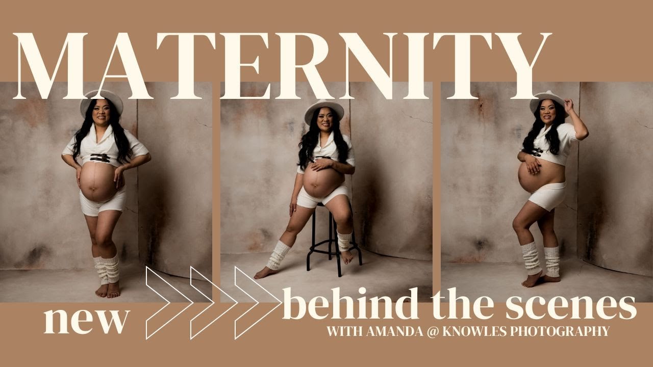 Maternity Photoshoot Behind the Scenes | Guided Posing | Knowles Photography Charlotte, NC
