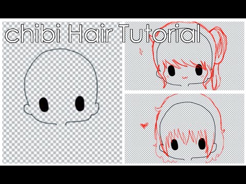 Chibi Hair Tutorial | How to Draw Chibi Hair - YouTube