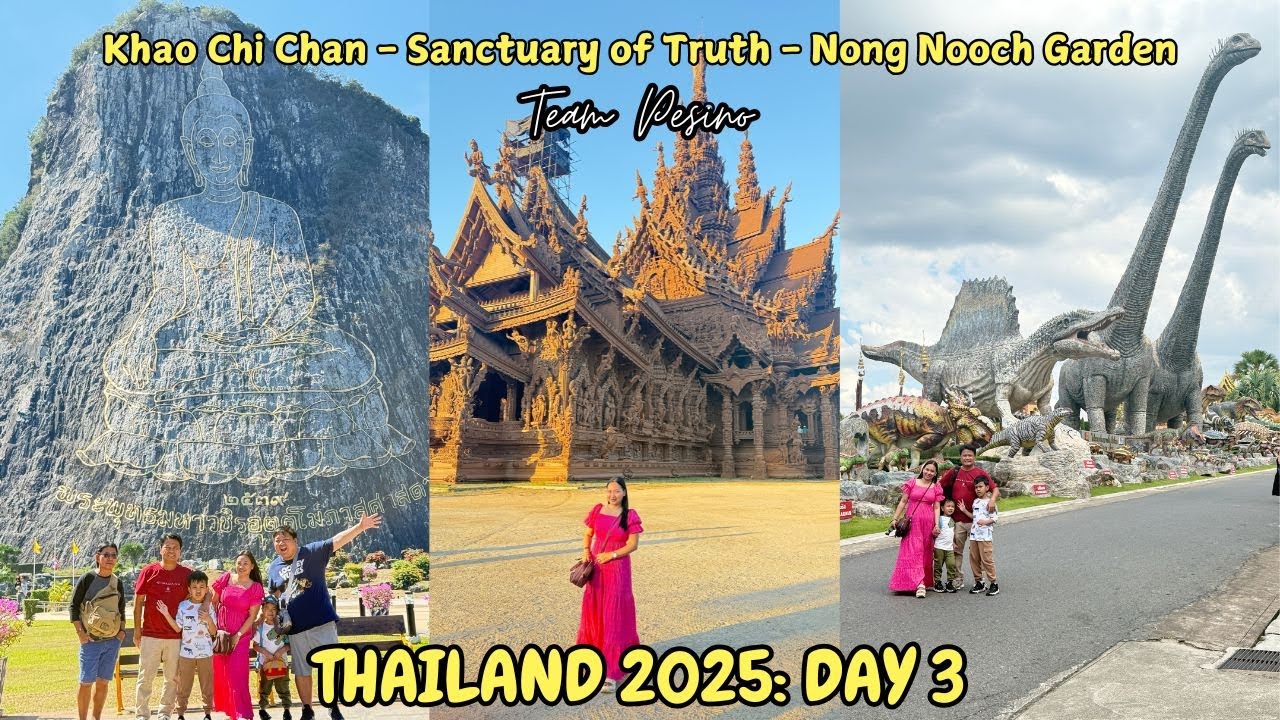 Thailand Travel Vlog 2025 | Day 3: Exploring Pattaya’s Top Attractions