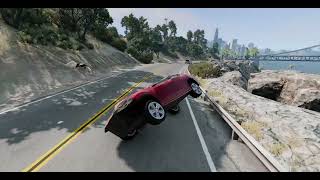 BeamNG Drive rollover crashes #1