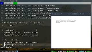 latex fontsize setup