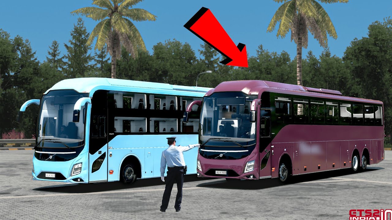 Bus Overspeed Dangerous Bus driving in overspeed Ets2 gameplay in Hindi- Uk Gamerz ...