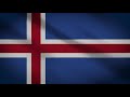 Iceland Flag Waving - Royalty Free Stock Footage