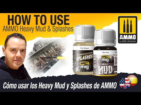 Video: AMMO Mig 1701 Heavy Mud enamelová textura hustá zemina (35 ml)