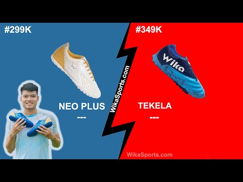 Video Đánh giá giày đá bóng Wika NEO Plus và Wika Tekela đôi... - youtube