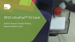 RFID UltraFlat ID Card Perfect Thermal Transfer Printing Beyond Ordinary Cards