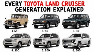 Every Toyota Land Cruiser Generation Explained
