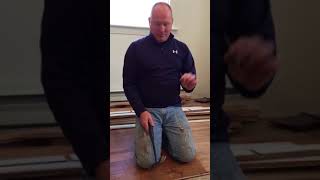 Hardwood floor removal without damaging it.