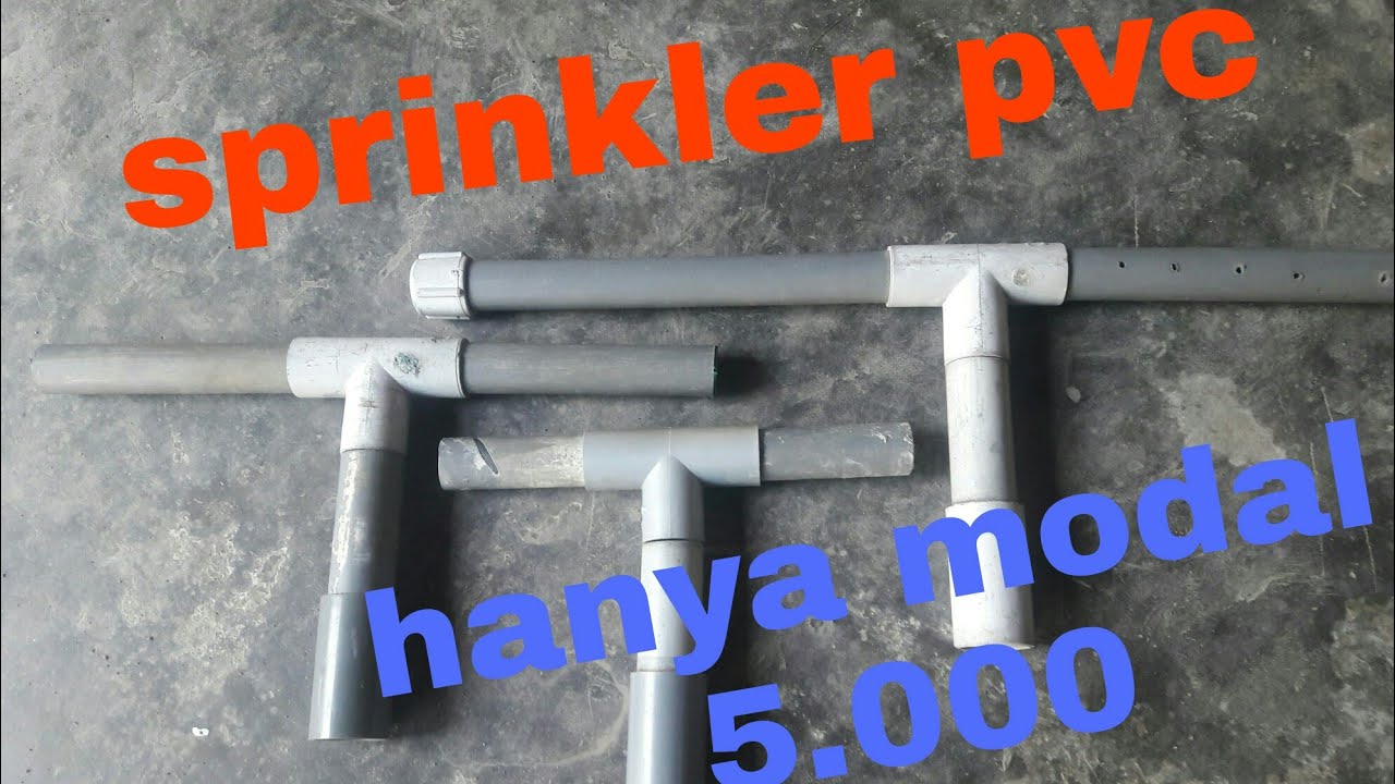 Cara membuat sprinkler pvc // alat penyiram tanaman