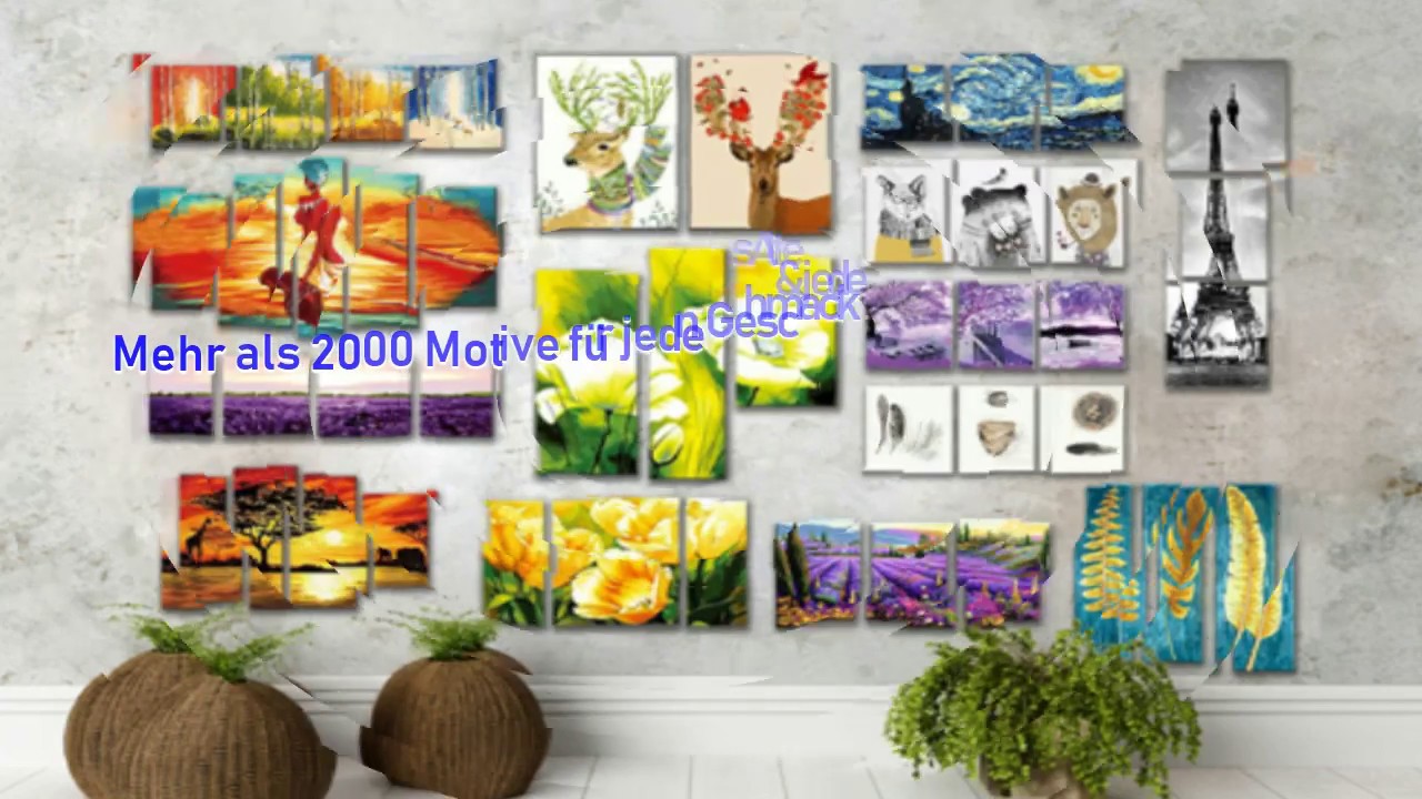 myPaintLab Malen nach Zahlen Herbstmotiv-Kollektion - YouTube