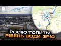 Перевищено небезпечну позначку! Рівень російської річки Тобол стрімко зростає