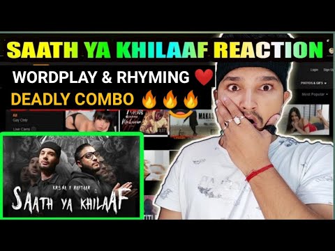 SAATH YA KHILAAF REACTION - KR$NA X RAFTAAR - SAATH YA KHILAAF - KALAMKAAR - SHIV REACTION KING