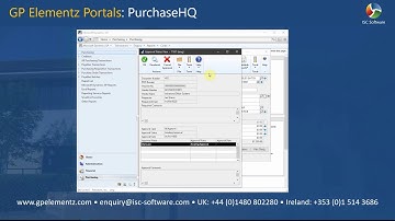 GP Elementz - PurchaseHQ - Supplier Invoice Approvals Submit Invoice