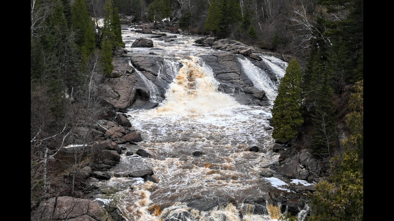 Beaver River Falls - Beaver Bay, Minnesota, Along The North Shore Of Lake Superior