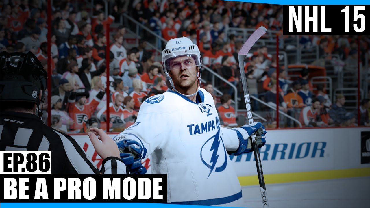 NHL 15 Be A Pro - Tampa Bay vs Philadelphia Ep.86 (Xbox One)