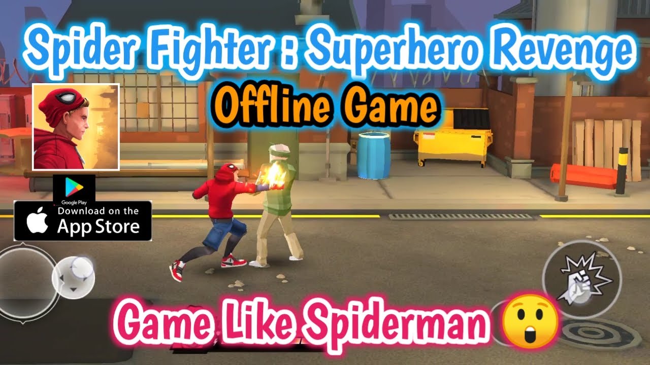 Spider Fighter Superhero Revenge Spiderman Game Offline Games