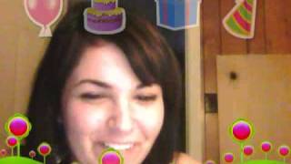 random webcam fun w/ mom
