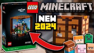 LEGO Minecraft the Crafting Table 15 Year Anniversary Set LY Revealed