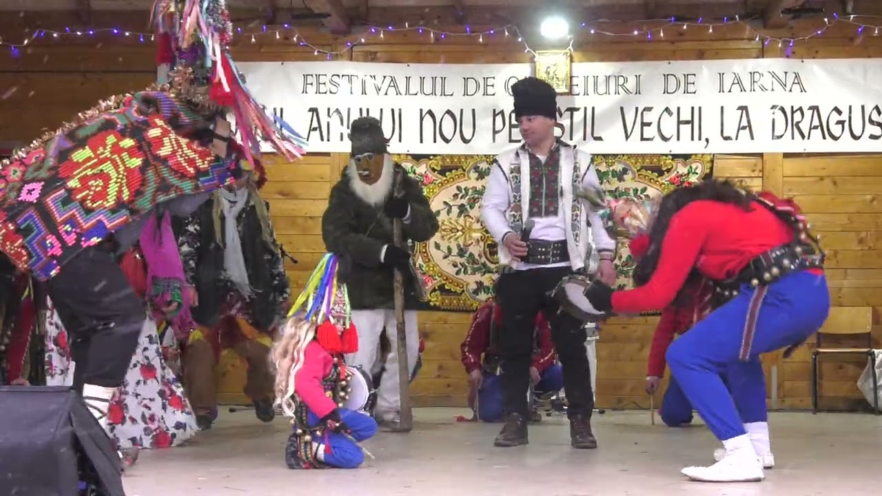 Cerbul din Balș - Festivalul datinilor de iarnă pe stil vechi din Drăgușeni