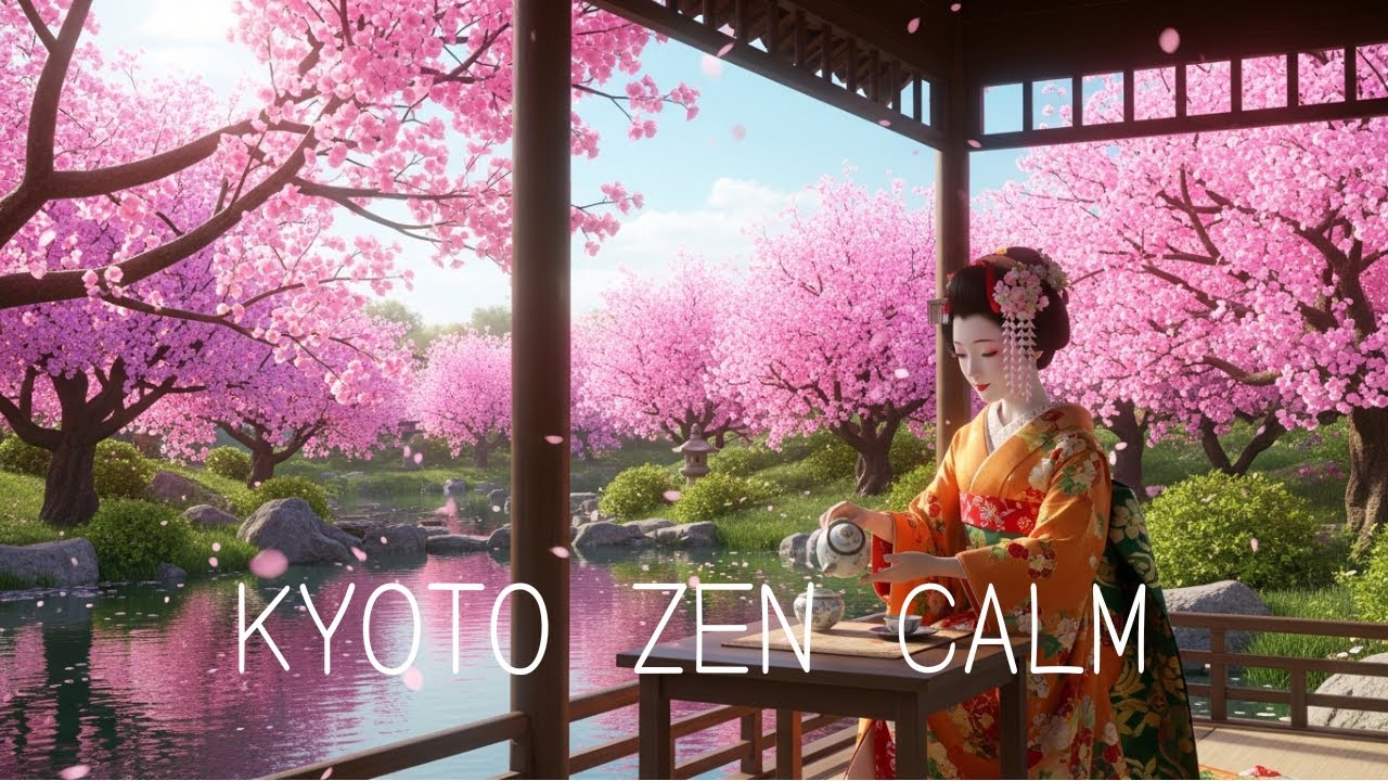 Kyoto Zen Calm – Japanese Zen Garden Music for Relaxation, Meditation ...