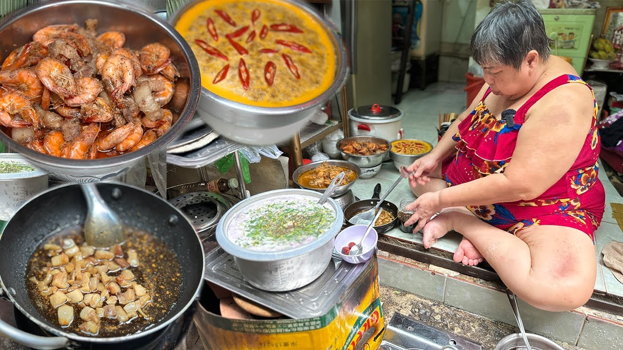 Quán Cơm 35k chỉ rộng 8m2 Canh Khoai Mỡ Kho Quẹt thơm lừng Cô Lệ bán vài món chỉ mong đủ tiền thuốc