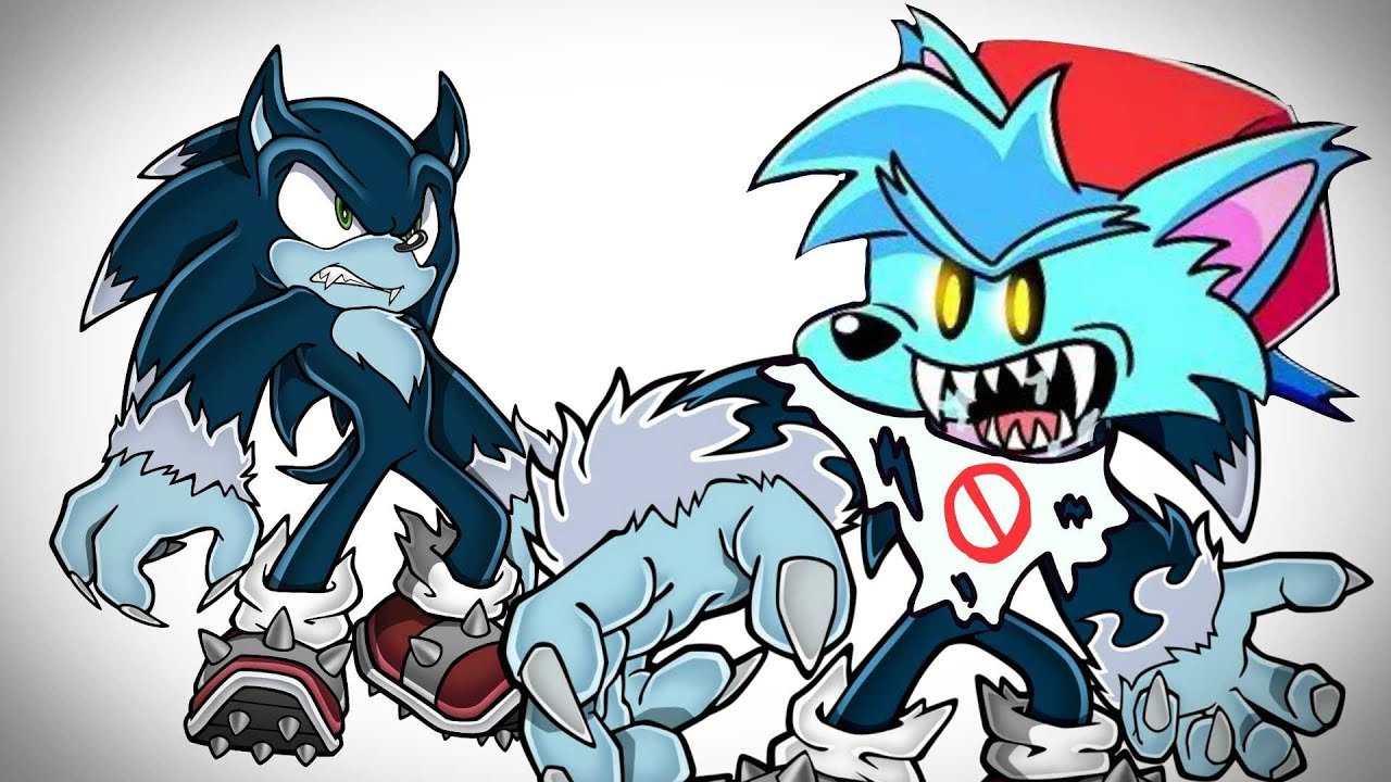 animation, funny, joke, sonic, sonic becomes a werewolf, sonic the hedgehog...