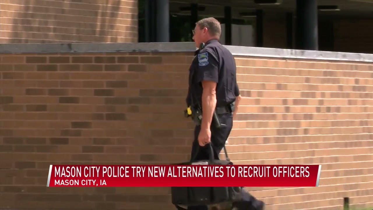 Mason City police try new alternatives to recruit officers - YouTube