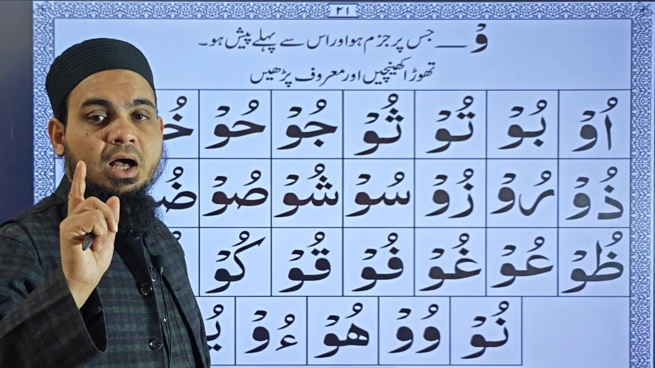 Huruf e Maddah | Huroof e Maddah Ka Asaan Sabak | Noorani Qaida Lesson |