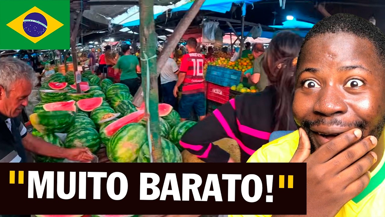 Comida de graça? Reagindo à feira mais barata do Brasil!