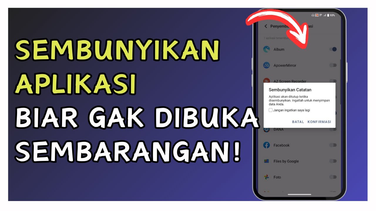 Cara Sembunyikan Aplikasi Di Hp Vivo - YouTube