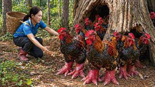 Harvest giant-footed chicken To Sell | chicken breed with legs as big as elephant legs