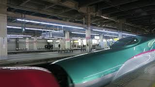 Japan Railways 23: A coupled EMU E6 Series (Super Komachi) and E5 Series (Hayabusa) Shinkansen