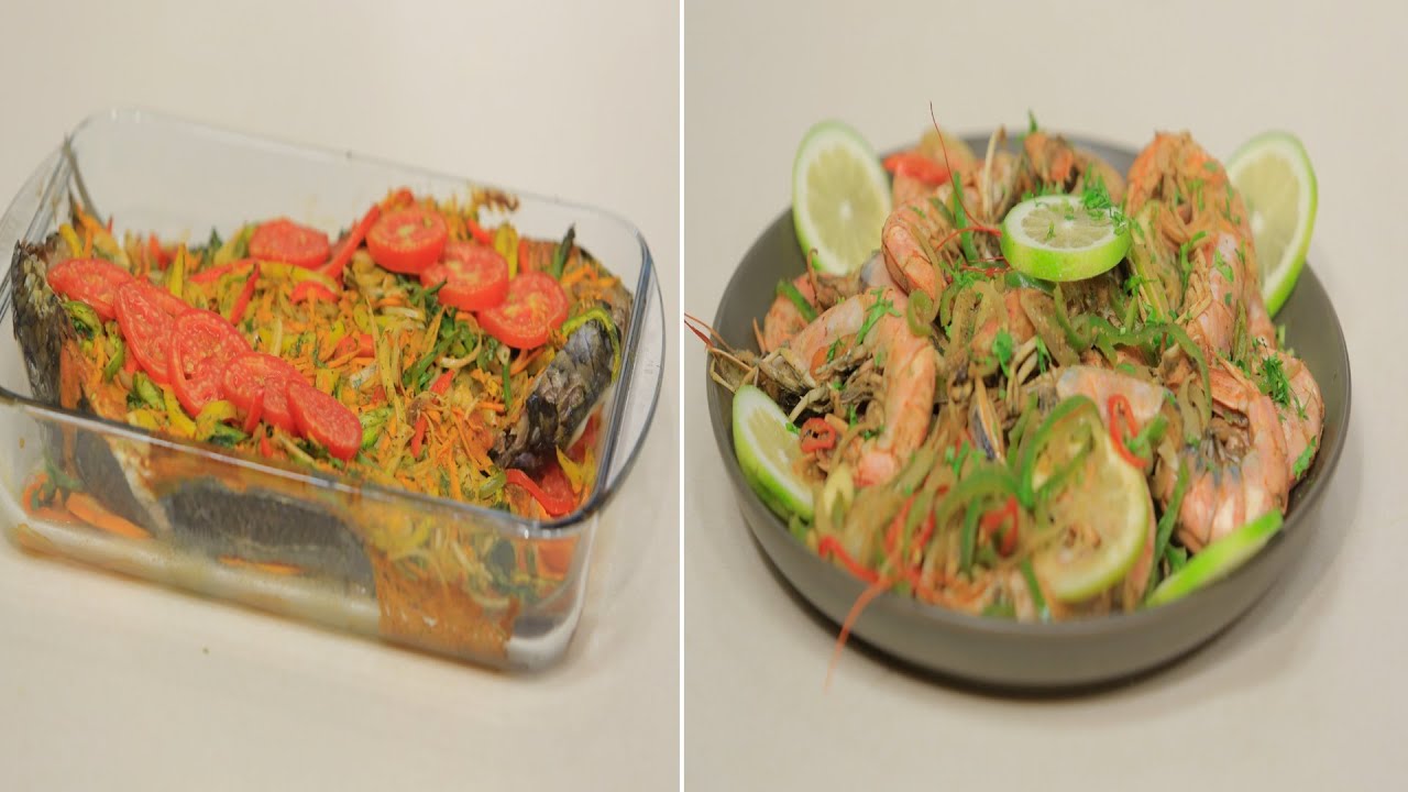 سنجاري مشوي - بوري بالبطاطس - جمبري بالفلفل | أميرة في المطبخ حلقة كاملة