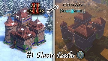 CONAN EXILES MEETS AGE OF EMPIRES #1 THE SLAVIC CASTLE