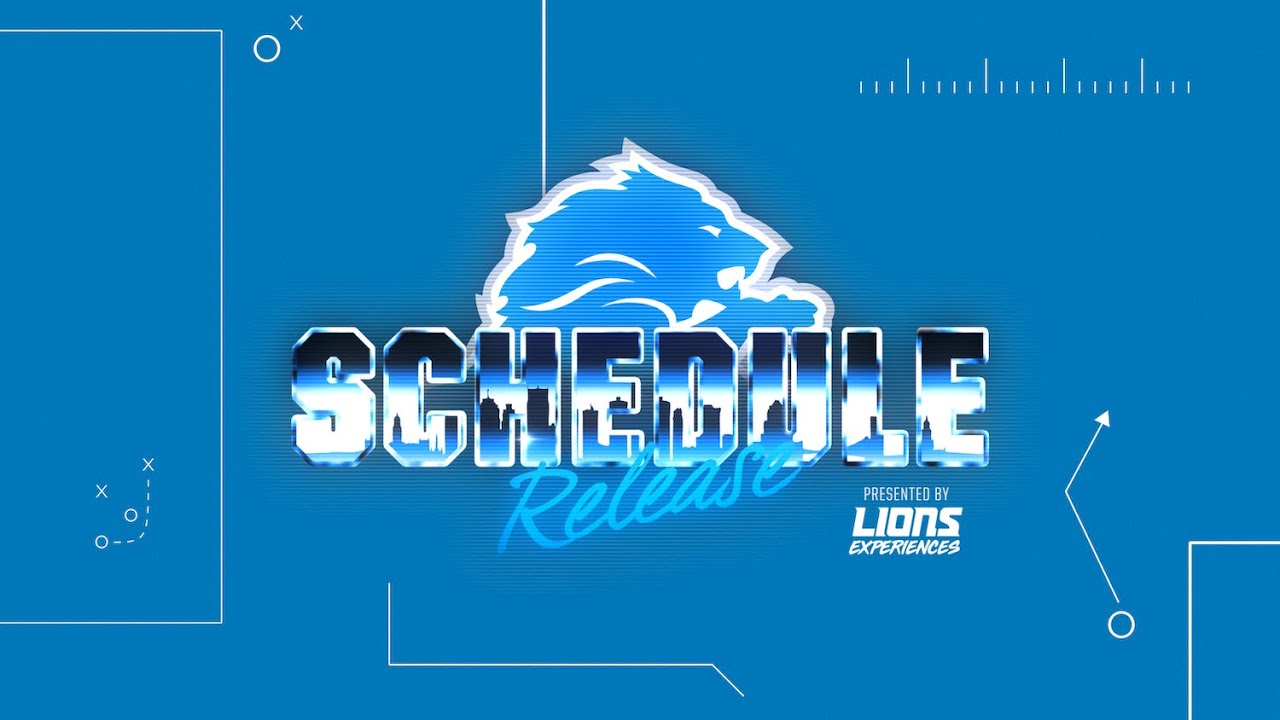 Detroit Lions 2022 Schedule Release Show 