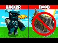 Minecraft NOOB vs HACKER : Modern House Build Battle Challenge!😂