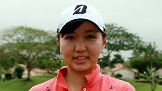 【Enjoy!Golf】桑原萌の「グリーン周りからＰＷで転がしのアプローチ」編