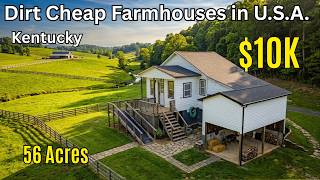 10 Dirt Cheap Kentucky Farmhouses with Huge Acreage Nobody Wants You to Find