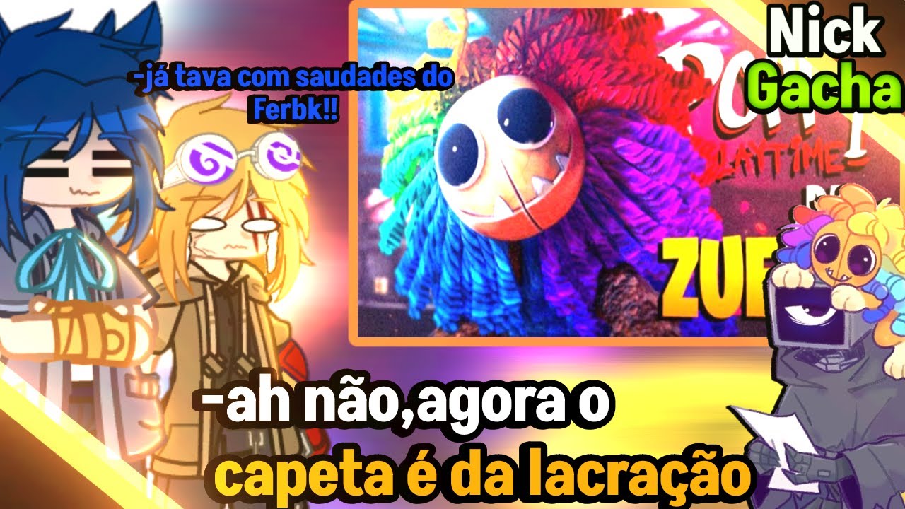 🦁🏳️‍🌈•||Poppy Playtime react a Poppy Playtime da Zueira 4(fábrica de idiotas)-Nickgacha||•🦁🏳️‍🌈