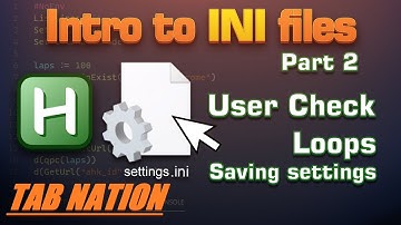 AutoHotKey INI 2  saving settings, loops, User check
