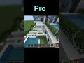 noob 🤪 vs pro 😎 vs hacker ☠️ building competition #minecraft #minecraftbuilding