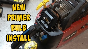 Primer Bulb Replacement On Your Chainsaw. It