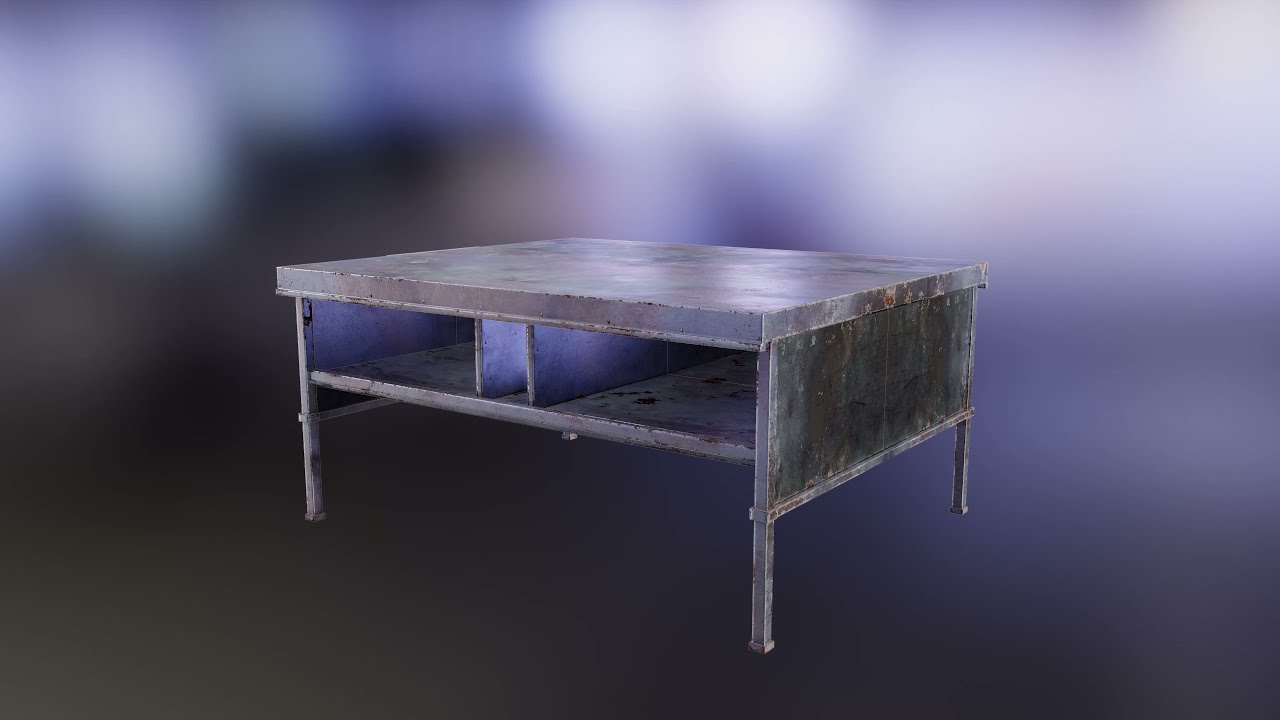 Table 3D Game Asset (Turntable)