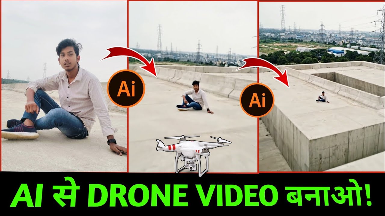 Ai Se Drone Video Kaise Banaye | Ai Drone Video Editing | How To Create ...